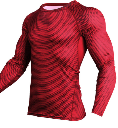 Gym Running Quick Dry Breathable Fitness Sport Compression Shirt