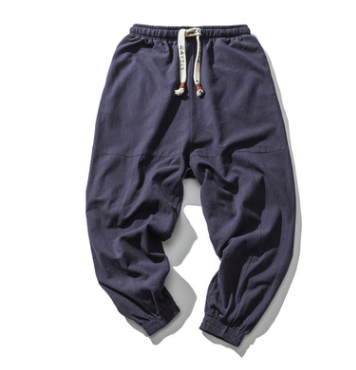 Streetwear Gym Joggers Bolsillos elásticos con cordón Pantalones de chándal cónicos