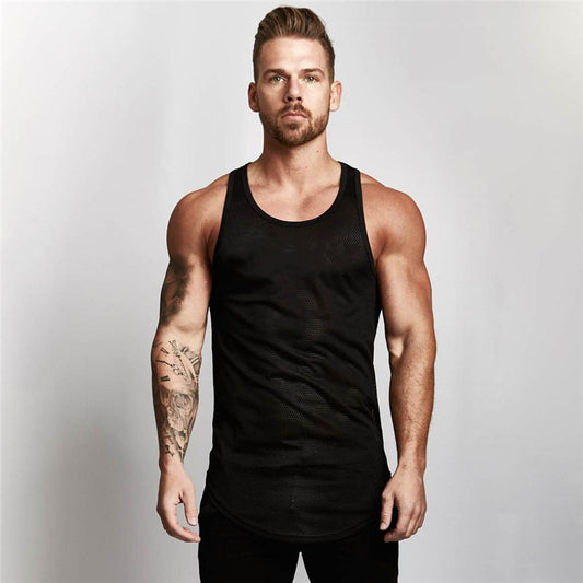 Hombres Gimnasio Ropa Tank Top Ropa deportiva Chaleco
