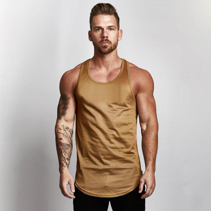 Men Gym Clothes Tank Top Sportswear Vest