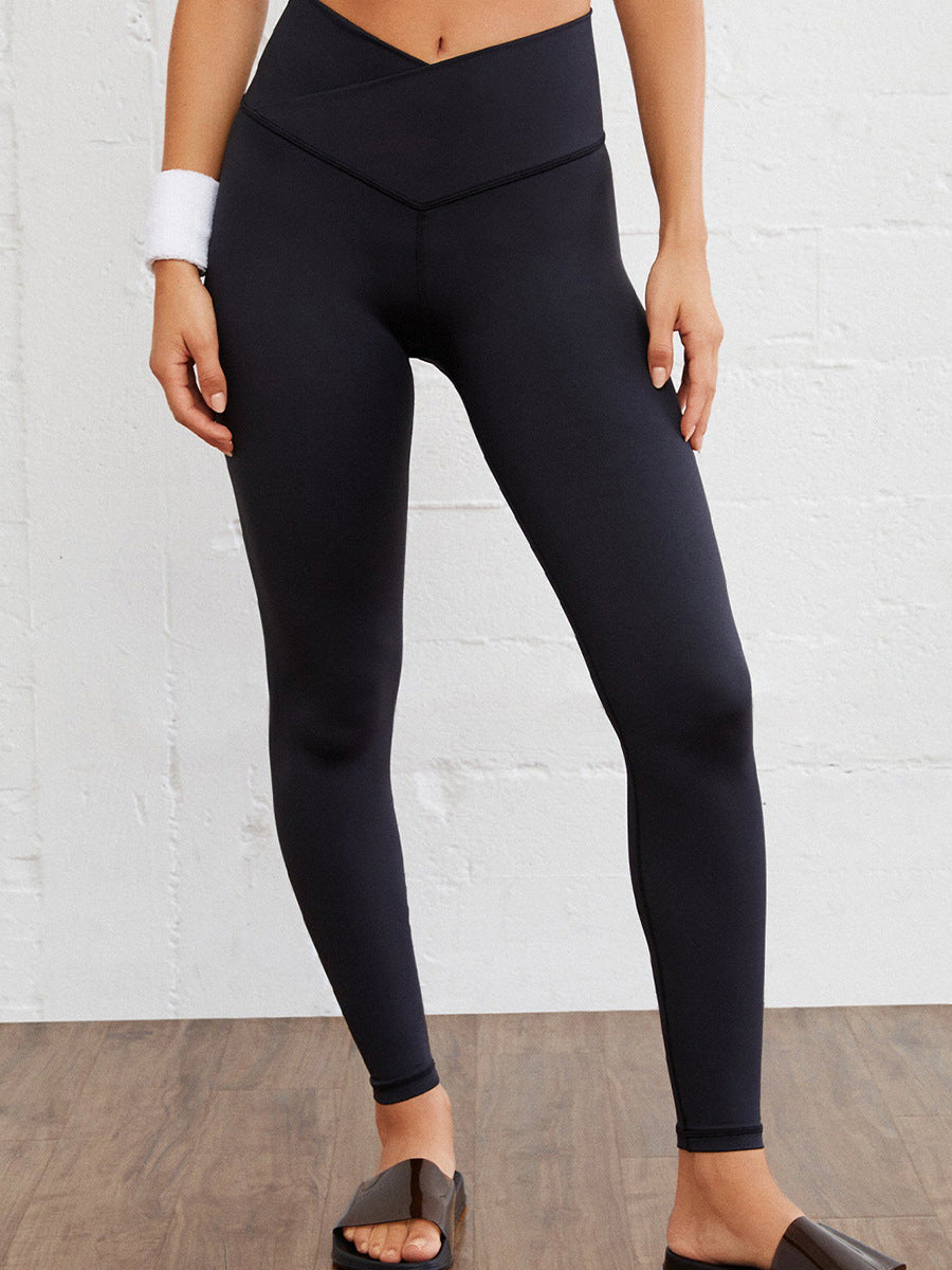 European And American Simple And Tight Jogging Yoga Sports Pants