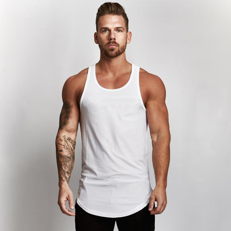 Men Gym Clothes Tank Top Sportswear Vest