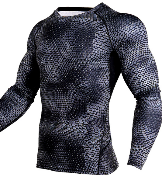 Gym Running Quick Dry Breathable Fitness Sport Compression Shirt
