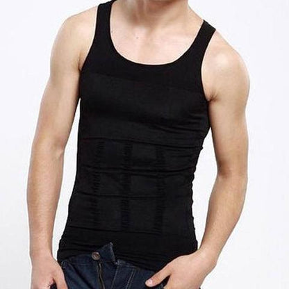 Chaleco moldeador de abdomen en forma de U para hombre