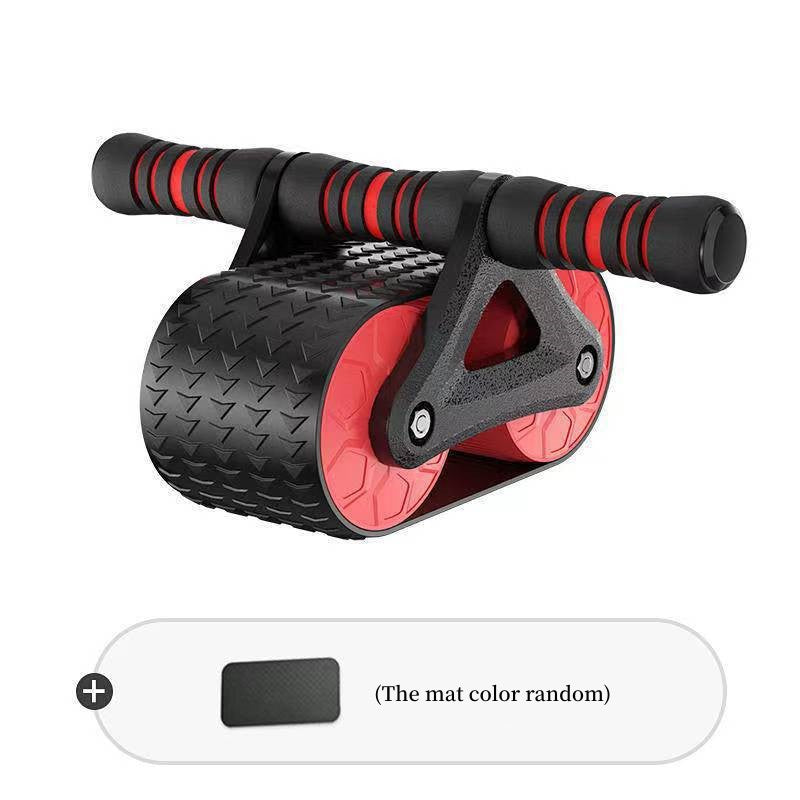 Double Wheel Abdominal Exerciser Women Men Automatic Rebound Ab Wheel Roller Waist Trainer Gym Sports Home Exercise Devices - My Online Fitness Club Shop
