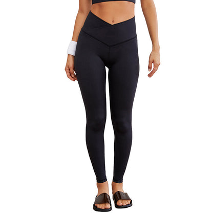 European And American Simple And Tight Jogging Yoga Sports Pants